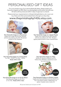 Personalised gifts