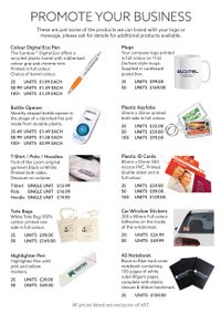 Promote your business